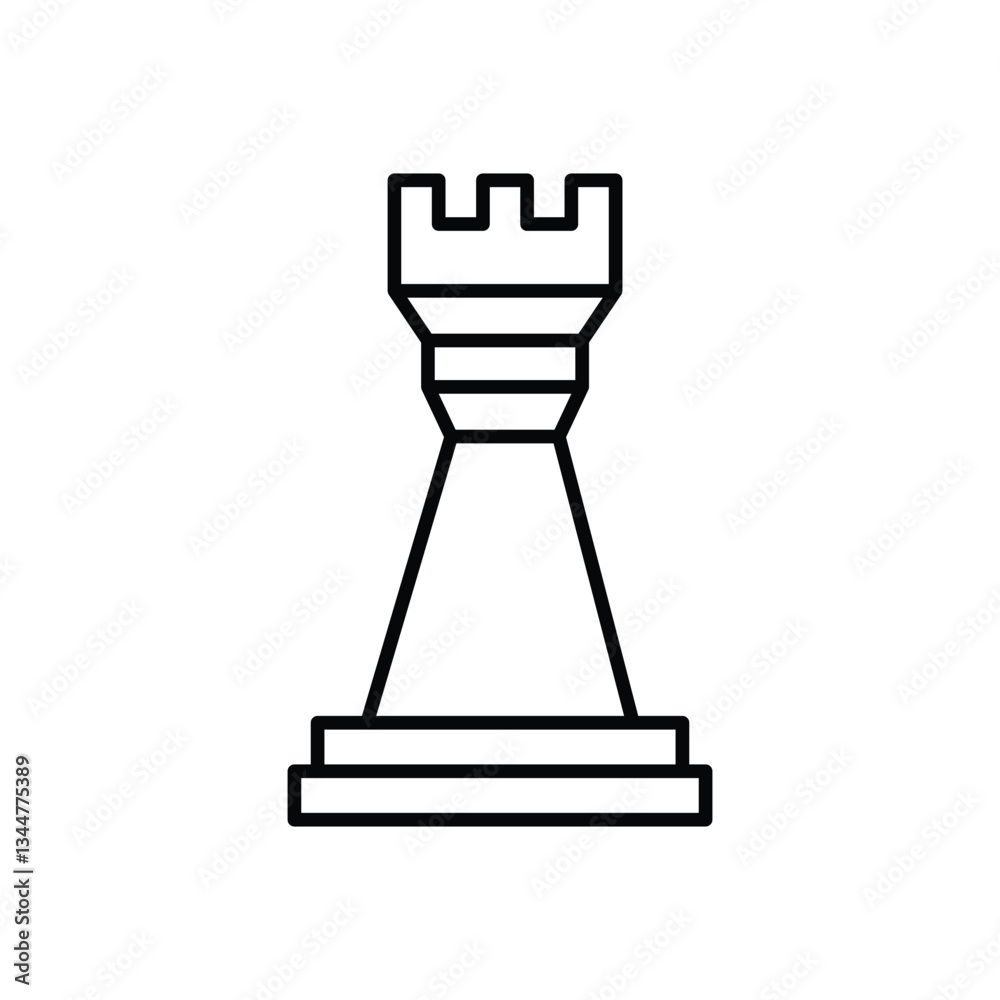 Chess Strategy Vector icon Chess Strategy Vector icon