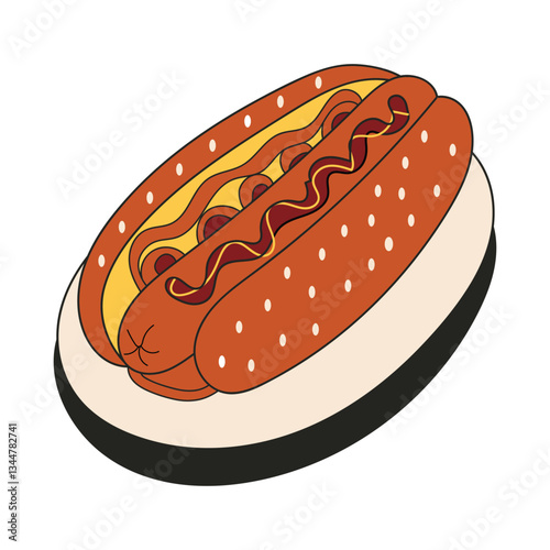 Handheld Delight, Hot Dog Art