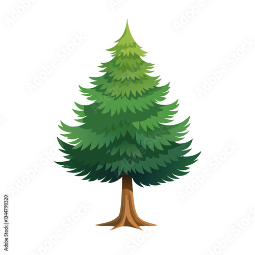 Obraz na płótnie pine tree vector design isolated w salonie