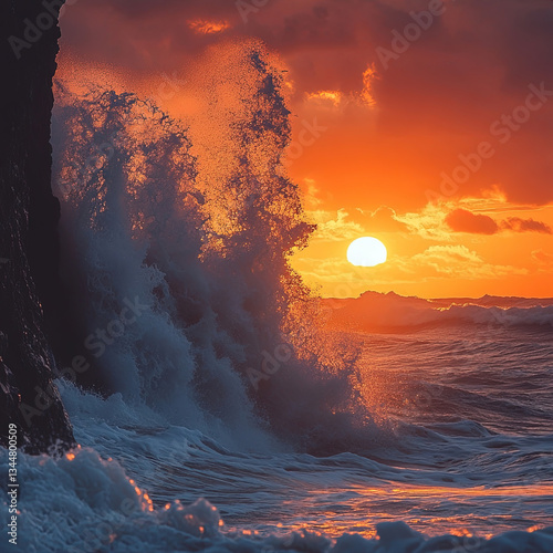 Dramatic Ocean Sunrise