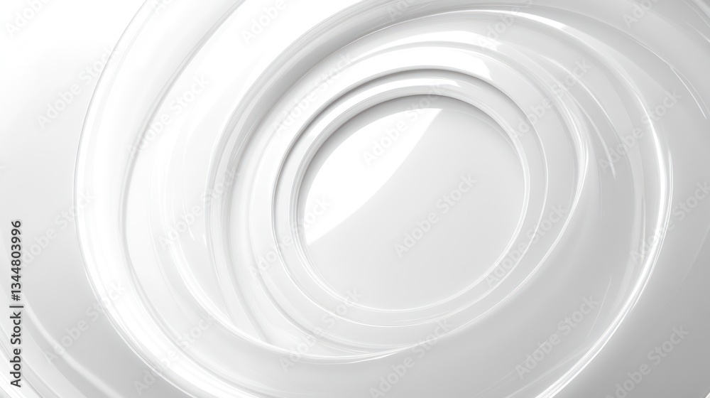 Abstract white spiral design, smooth curves, modern background, potential for graphic use Abstract white spiral design, smooth curves, modern background, potential for graphic use