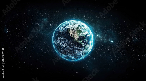 Obraz na płótnie Earth in Space w salonie