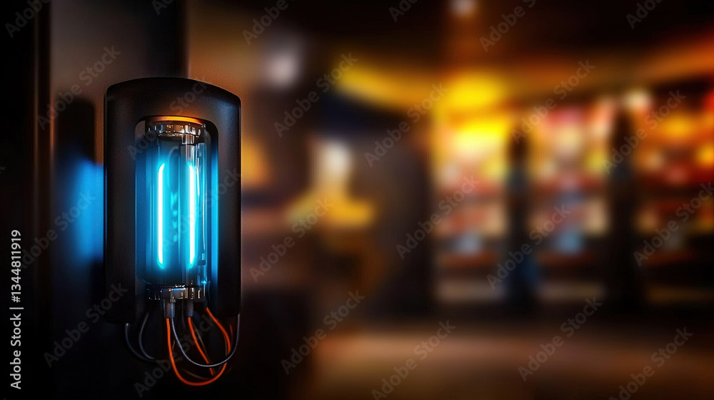 Electric Charging Station at Night