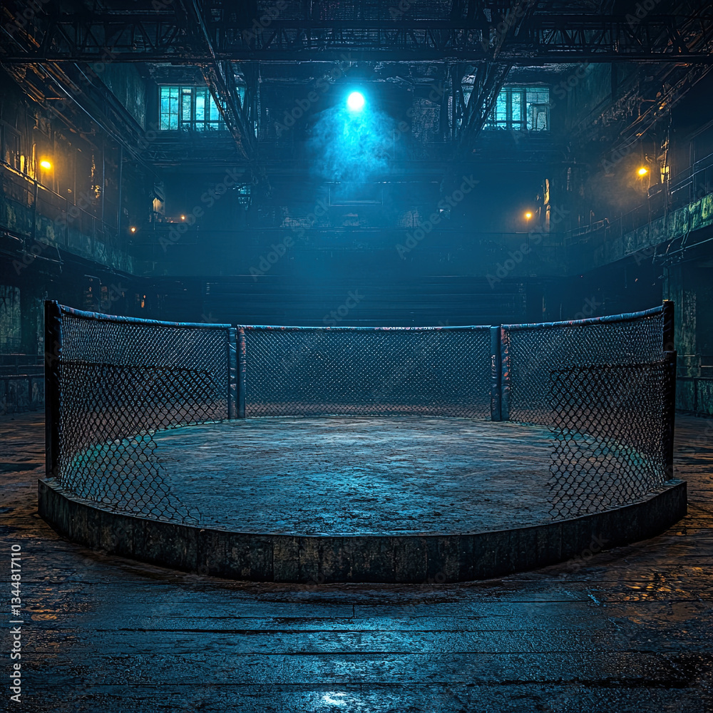 Empty Fight Arena