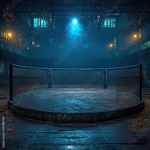 Obraz na płótnie Empty Fight Arena w salonie