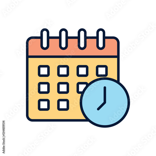 Schedule Vector icon