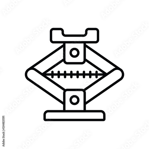 Car jack Vector icon