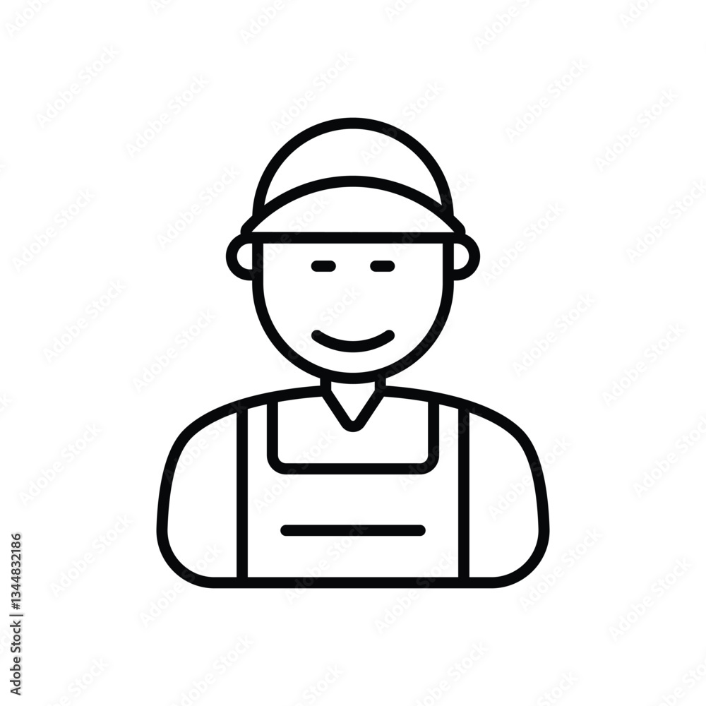 Mechanic Vector icon Mechanic Vector icon