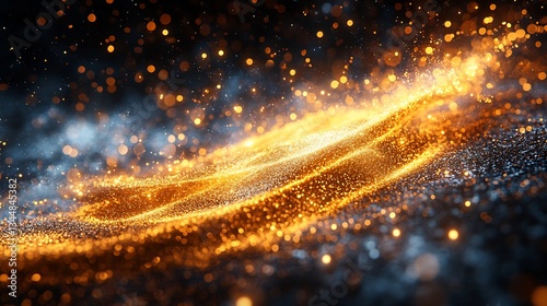 Conceptual abstract representation of time featuring cascading golden sand transforming into shimmering light trails symbolizing fleeting nature of time isolated on white