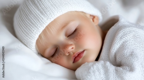 Peaceful baby, peacefully sleeping.  Sweet dreams