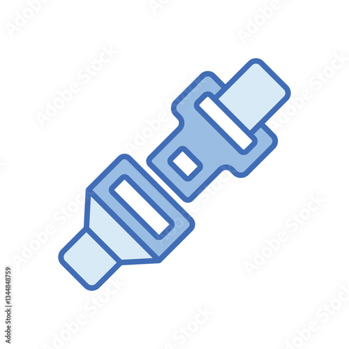 Seat belt Vector icon