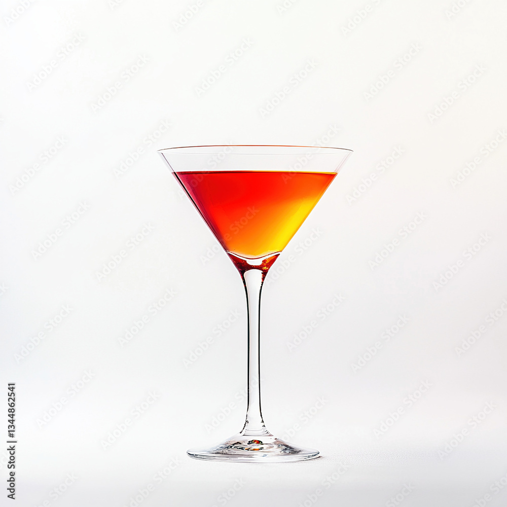 red cocktail in glass red cocktail in glass