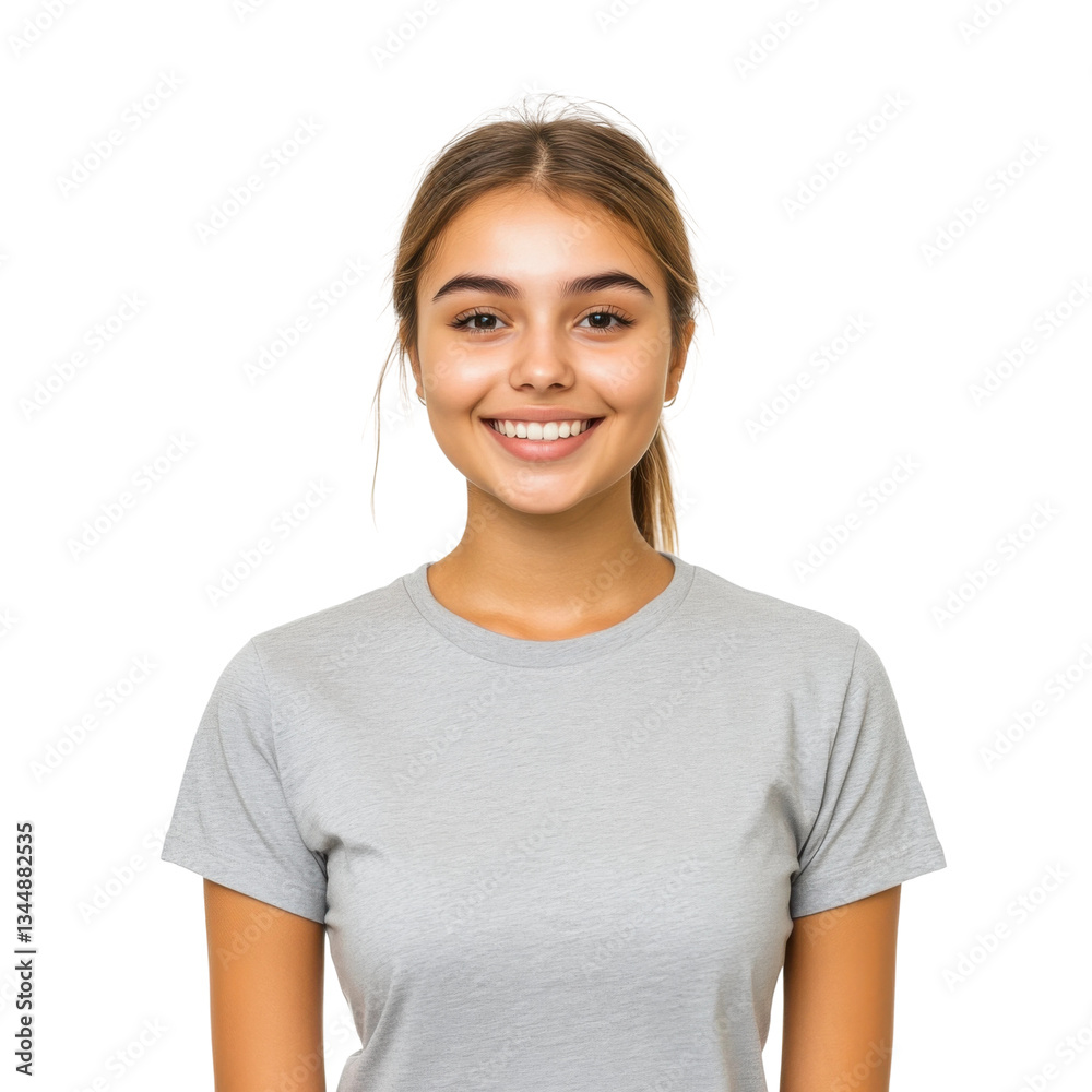 Cheerful young woman urban setting portrait photo bright atmosphere Cheerful young woman urban setting portrait photo bright atmosphere