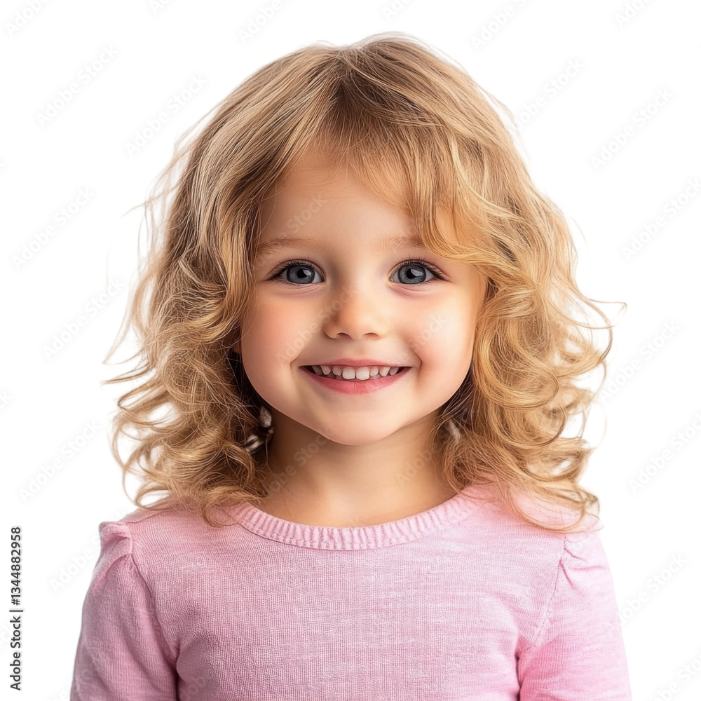 Smiling young girl indoor portrait happy expression bright setting Smiling young girl indoor portrait happy expression bright setting