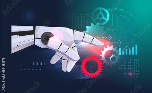 Robotic Hand - Enable Growth and Innovation - Illustration