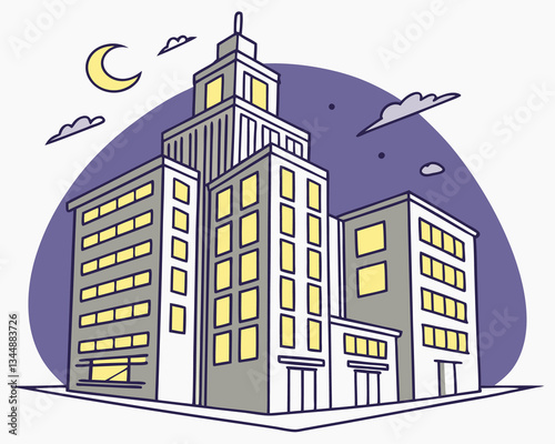 vector illustration of city