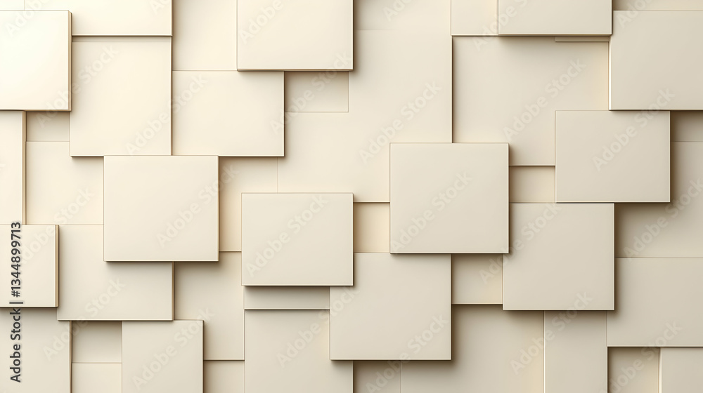 Abstract Geometric Pattern Of Overlapping Squares Abstract Geometric Pattern Of Overlapping Squares