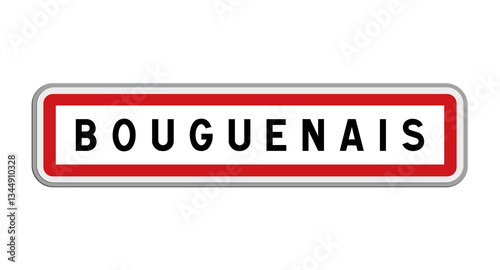 Panneau de Bouguenais, Loire-Atlantique, Pays de la Loire