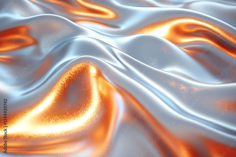 Obraz premium abstract golden silk background