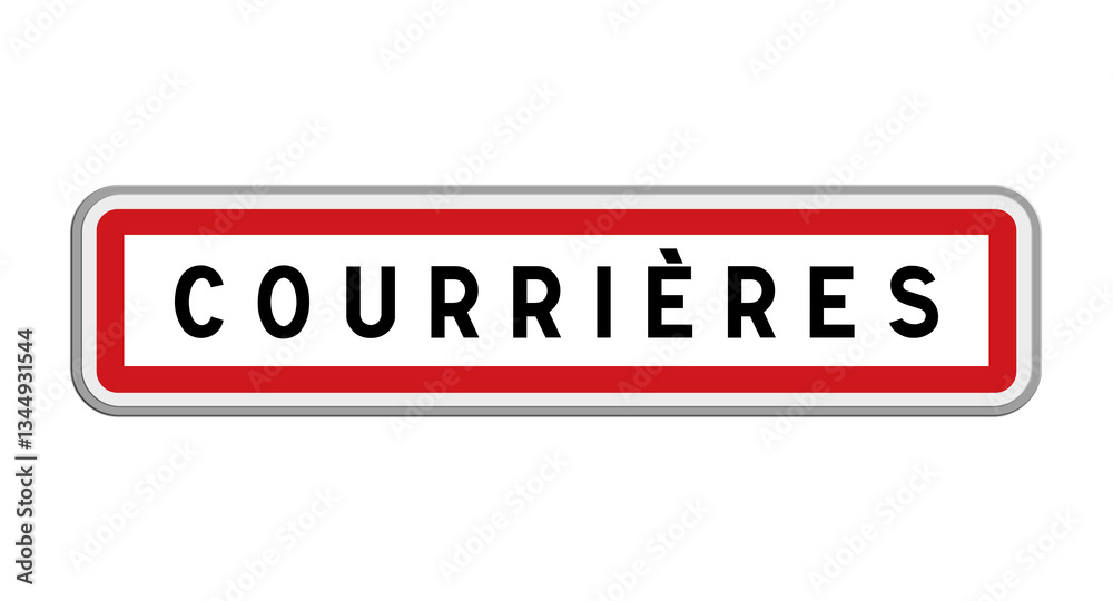 Panneau de Courrières, Pas-de-Calais, Hauts-de-France Panneau de Courrières, Pas-de-Calais, Hauts-de-France