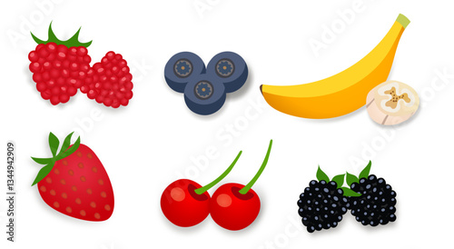 set de frutas