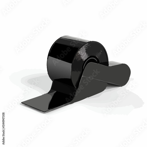 Black drywall tape dispenser icon sheet on white background  -  