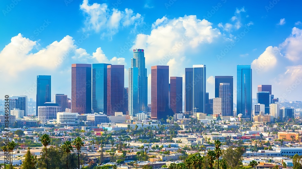 Los Angeles Skyline: A Stunning Panorama of Urban Architecture Los Angeles Skyline: A Stunning Panorama of Urban Architecture
