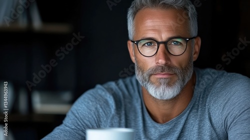 Mature man with glasses and beard (1)