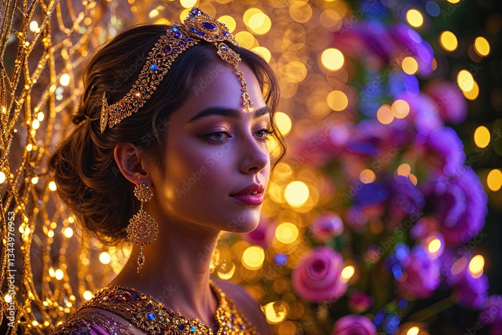 Enchanting Golden Shimmering Light Background with Vibrant Patterns and Romantic Ambiance Enchanting Golden Shimmering Light Background with Vibrant Patterns and Romantic Ambiance