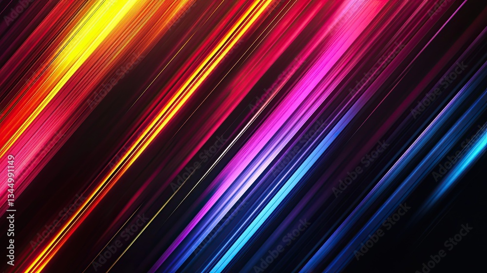 Contrasting Neon Gradient Background with a Modern Edge