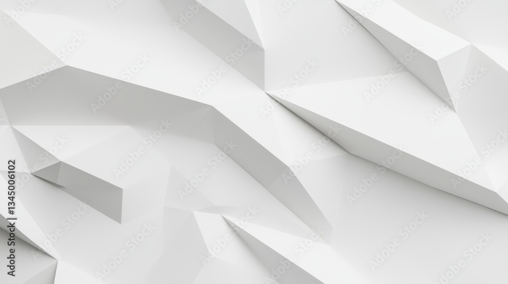 Obraz premium Abstract white background with geometric texture and precise patterns and clean lines of minimalist style.
