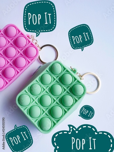 pop-it keychain, for bag accessories, house keys, car keys and others