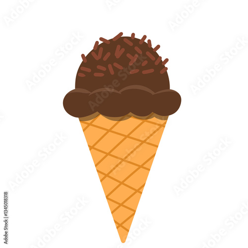 ice cream cone chocolate