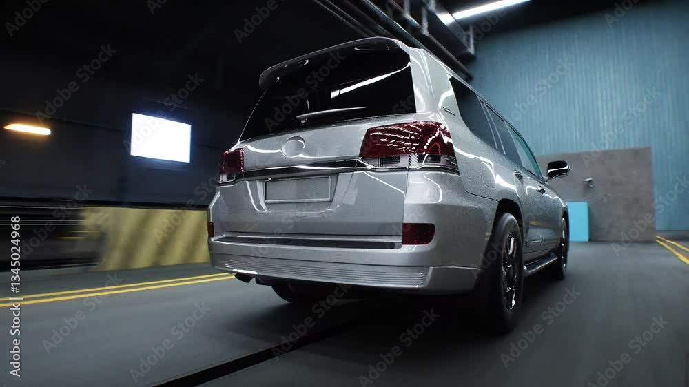 Generic 3d car crash test. Car destruction. Realistic 4k animation. Generic 3d car crash test. Car destruction. Realistic 4k animation.