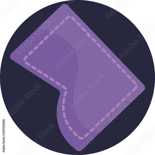 A visual template or motif that guides the creation of DIY items.