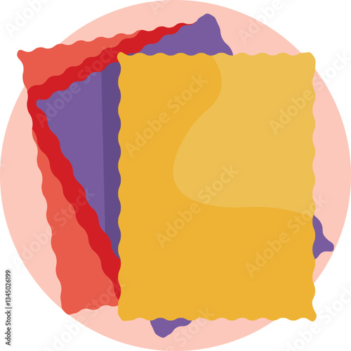 Various types of paper, essential for scrapbooking, card-making, and other craft tasks.