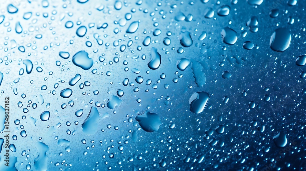 Abstract Blue Water Droplets Background Texture Abstract Blue Water Droplets Background Texture