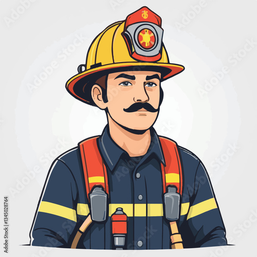 fireman, firefighter, safety, emergency, danger, man, rescue, fire, fighter, uniform, helmet, protection, background, service, red, equipment, hose, occupation, job, burn, person, work, male, hero, pr