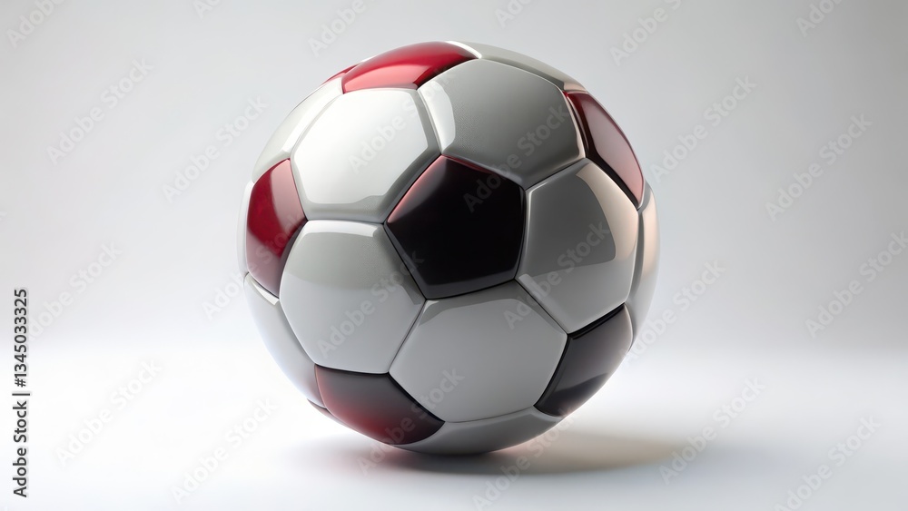 Fototapeta premium Soccer Ball on White Background