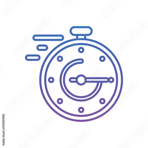 Stop Watch Vector icon