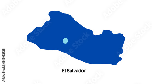 El Salvador country silhouette