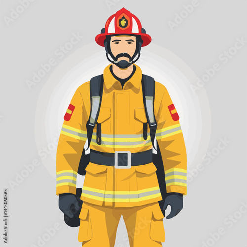 fireman, firefighter, safety, emergency, danger, man, rescue, fire, fighter, uniform, helmet, protection, background, service, red, equipment, hose, occupation, job, burn, person, work, male, hero, pr