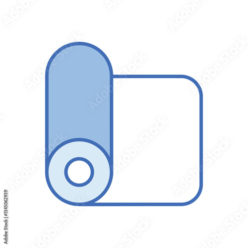 Yoga Mat Vector icon