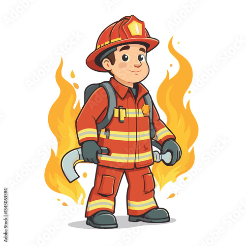 fireman, firefighter, safety, emergency, danger, man, rescue, fire, fighter, uniform, helmet, protection, background, service, red, equipment, hose, occupation, job, burn, person, work, male, hero, pr