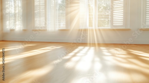 Sunlight streams through windows