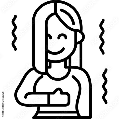 Proud Icon Vector Element