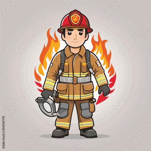 fireman, firefighter, safety, emergency, danger, man, rescue, fire, fighter, uniform, helmet, protection, background, service, red, equipment, hose, occupation, job, burn, person, work, male, hero, pr