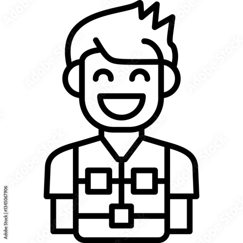 Life Vest Icon Vector Element