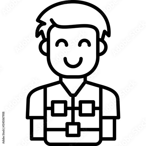 Life Vest Icon Vector Element