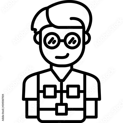 Vest Icon Vector Element